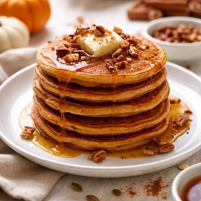 Pumpkin pancakes