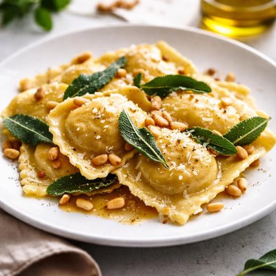 Pumpkin ravioli