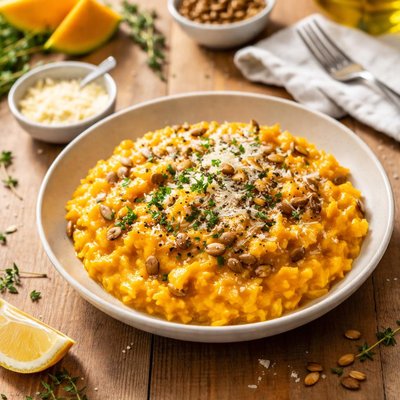 Pumpkin risotto