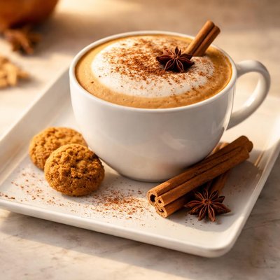 Pumpkin spice cappuccino