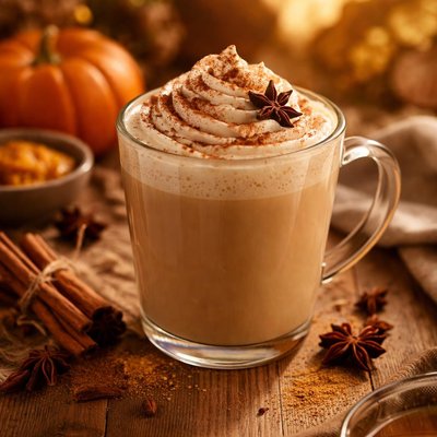 Pumpkin spice chai latte