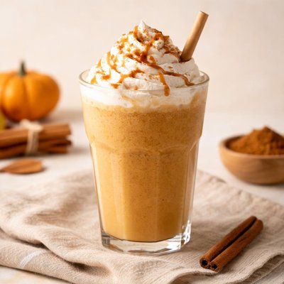 Pumpkin spice frappe