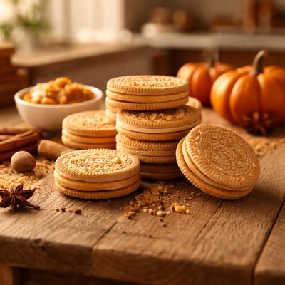 Pumpkin spice oreos