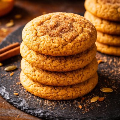Pumpkin sugar cookie