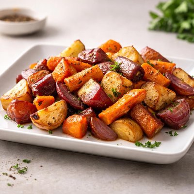 Puravida roasted root vegetables