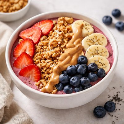 Pure raw juice protein bowl