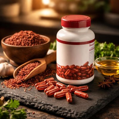 Purely holistic red yeast rice capsule