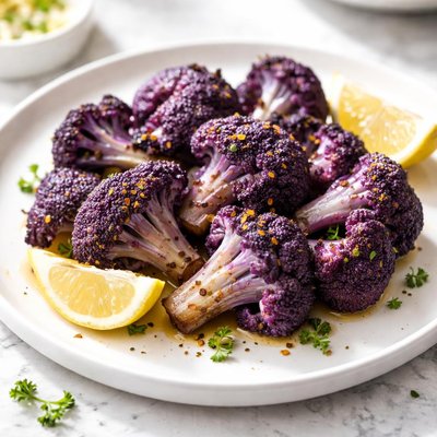 Purple cauliflower