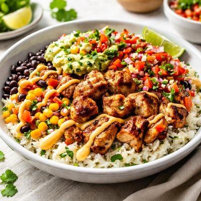 Qdoba chicken bowl
