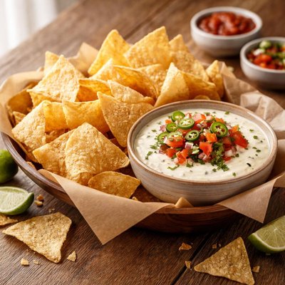 Qdoba chips and queso