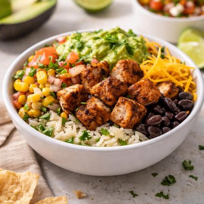 Qdoba mini bowl chicken