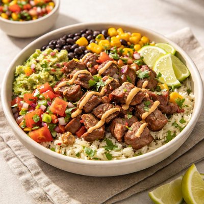 Qdoba steak bowl