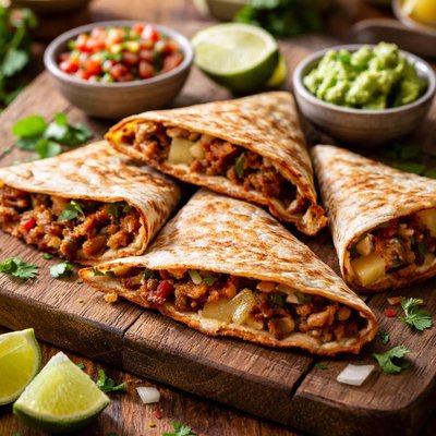 Qiesadilla al pastor