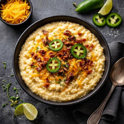 Quacker jalapeneo cheddar grits