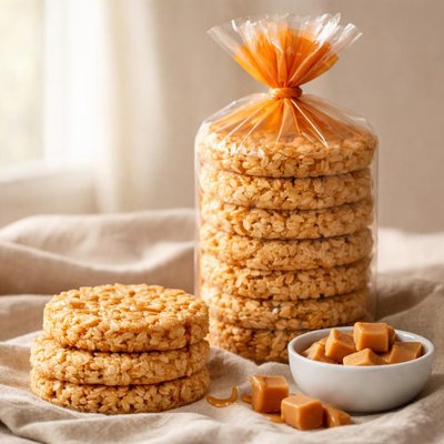 Quaker caramel rice cakes bag