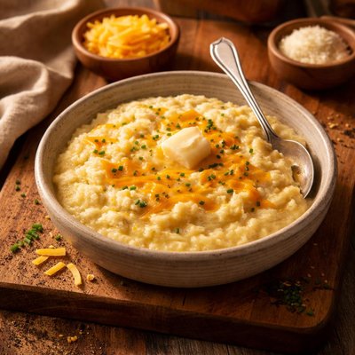 Quaker grits with cheese