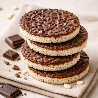 Quaker oats chocolate rice cake