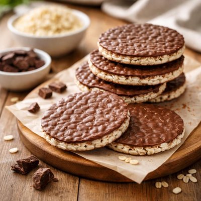Quaker oats rice cake chocoate