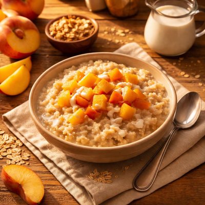 Quaker peaches and cream oatmeal