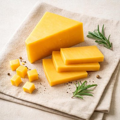 Quarter block sharp cheese