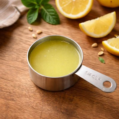 Quarter cup of lemon juice