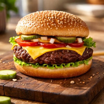 Quarter pounder cheese burger