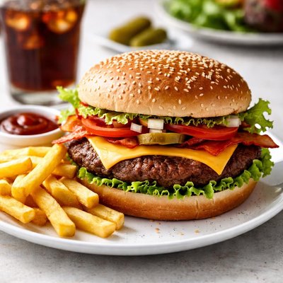 Quarter pounder meal