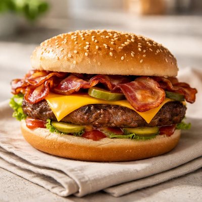 Quarter pounder with bacon