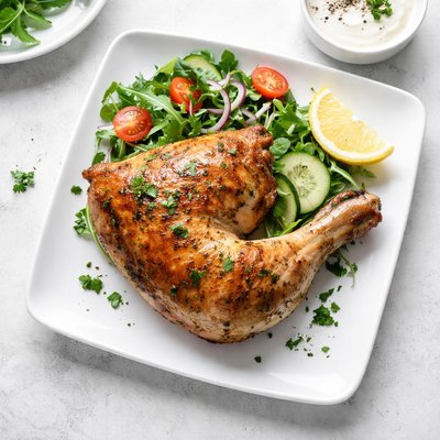 Quarter roast chicken