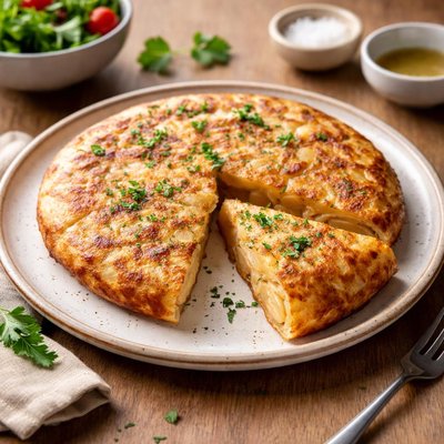 Quarto de tortilha batata