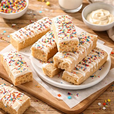 Quedt birthday cake protein bars