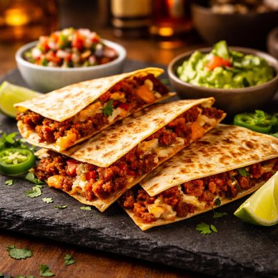 Quesadilla with chorizo
