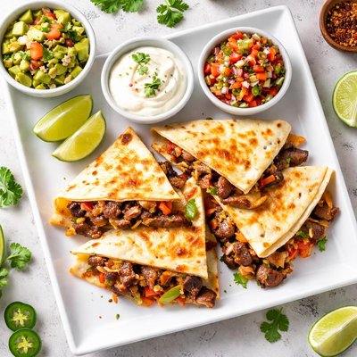 Quesadilla with steak