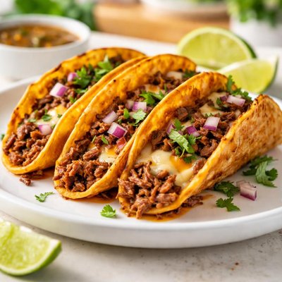 Queso birria taco