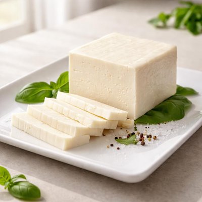 Queso haciendado sin lactosa