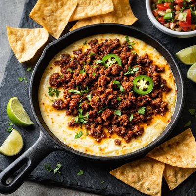 Queso with chorizo