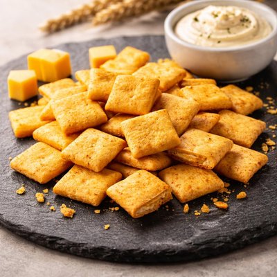 Quest cheese crackers