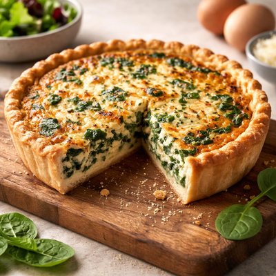 Quiche florentine