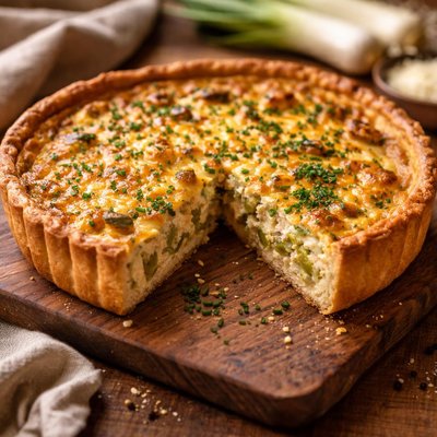 Quiche poireaux