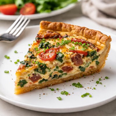 Quiche slice