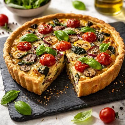 Quiche vegetarienne