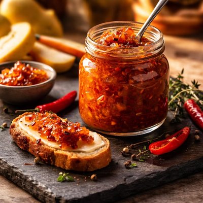 Quince and chilli jam