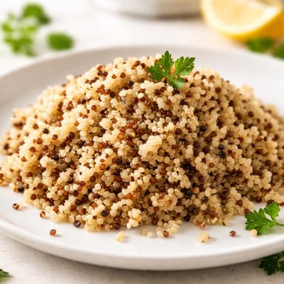 Quinoa and brown rice