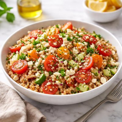 Quinoa and tomatoe salad