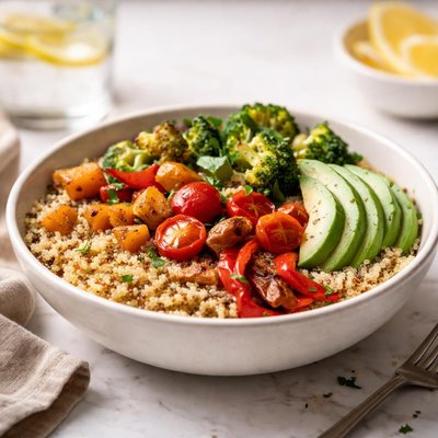 Quinoa and veggies
