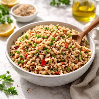 Quinoa brown rice instant