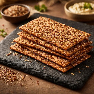 Quinoa crispbread