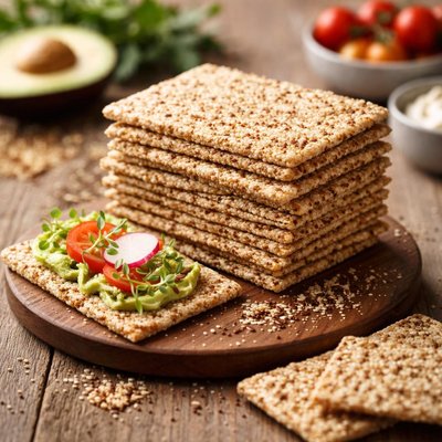 Quinoa crispibread