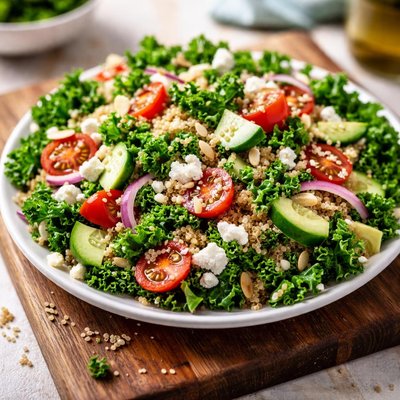 Quinoa kale salade