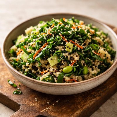 Quinoa seaweed salad